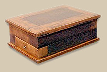 Leather box from Wesley Gallery in Dripping Springs, TX