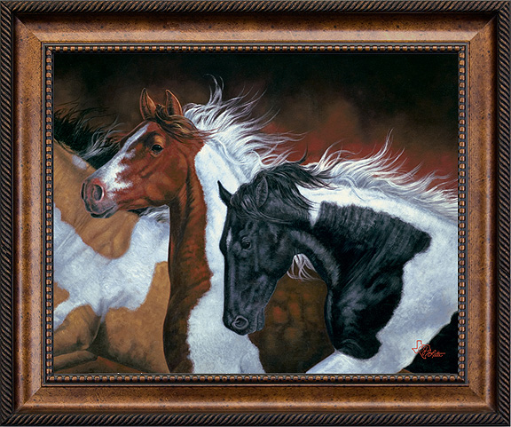 PAINTEND DANCERS by C. J. Latta features wild horses